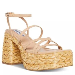 Steve Madden Belise Woven Platform Heels